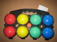 8 Plastic Boule ball set, Bocce set, Petanque set, Boules Set,petanque set