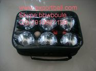 wholesale/retail 6 boule set,in zip up case including metal boules balls,boule,petanque