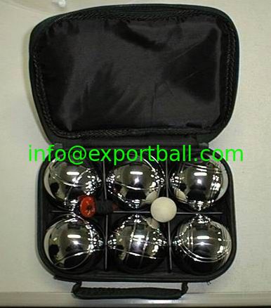 check factory Jeu De boules set,6pcs Boules Set,Petanque Set,6 Metal balls