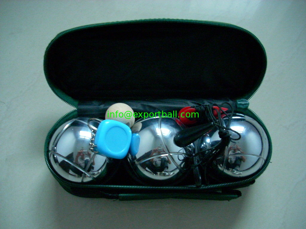 wholesale 3 Metal Ball Bocce,Boules,Boccie,Petanque, Petanca,outdoor sports,garden games