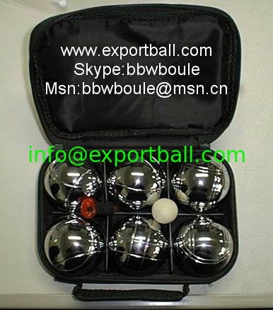 Garden Game 8 Metal Ball Bocce, Boules Set, Classical Petanque,sports ball
