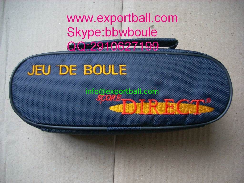 boules/petanque nylon bag, textile letter bag, print logo bag